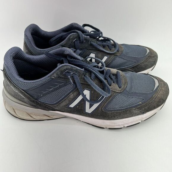 Size 11 - New Balance 990v5 Made in USA Navy Silver - Picture 1 of 10